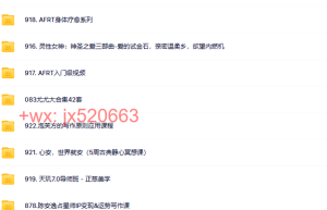 觉醒书院-灵性会员资料库课程（百度网盘下载）