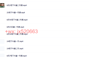 949. 杨清娟2025年高维班课程（网盘课程）