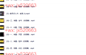 {12}–数字识人（初阶）课程（百度网盘观看）