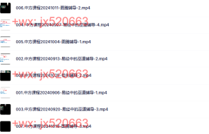 中方课程（网盘播放）