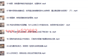 04、【完结】朱虹「虹书房」之自我关系课课程（百度网盘课程）