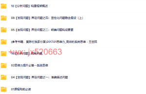 075YouCore系统思维中级训练营课程（网盘播放）