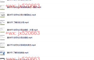 242.觉醒书院公众号如何重写你与原生家庭的关系课程（在线观看）