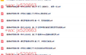 260.觉醒书院公众号 随心瑜大学唱诵笔记（仅限内部学员分享）课程（百度网盘在线下载）