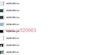 759麻巫禅卡塔罗课程（百度网盘下载）