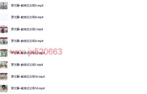 382.觉醒书院公众号、罗文静 教练式父母课程（网盘下载）