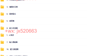 3、马丁催眠全集课程（网盘播放）