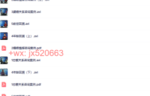 第十一章课程（百度网盘课程）