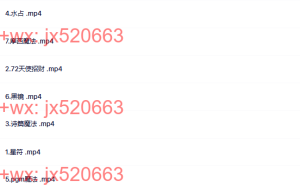 事业财富课程（网盘播放）