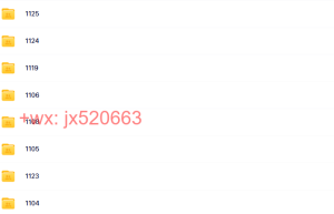 11月课程（网盘观看）