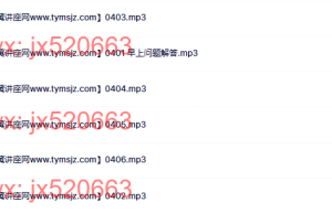 录音课程（在线播放）