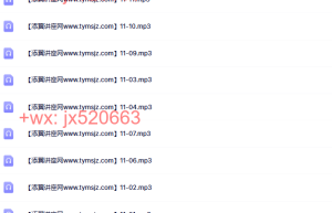 录音课程（百度网盘下载）