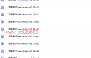 录音课程（百度网盘在线下载）