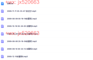 2009自然创富班课程（百度网盘下载）