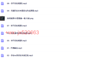 自然授课101录音shouke101-1课程（网盘播放）
