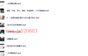 丰盛金钱灵气™国际认证课程升级版课程（网盘课程）