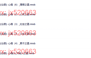 于丹《论语》心得课程（百度网盘在线下载）