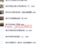 834.朱虹教授「虹书房」之亲密关系课课程（百度网盘课程）