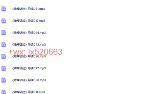 004维摩诘经课程（百度网盘课程）