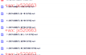 385.觉醒书院公众号、《意识与潜意识》张沛超课程（在线下载）