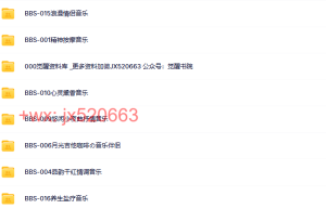 021觉醒书院公众号 SPA音乐休闲馆(36CD)课程（网盘课程）
