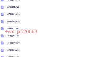 22-认识催眠课程（网盘播放）