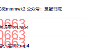 14（视频）教育唤醒的意识层次【2集】课程（百度网盘下载）