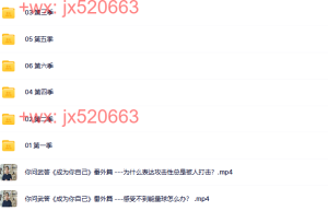 090、武志红《成为自己》课程（百度网盘下载）