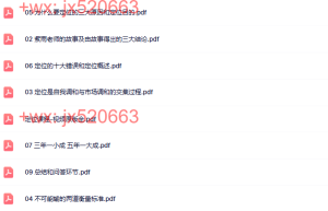 电子版课程（百度网盘课程）