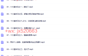 自然授课101录音shouke101-2课程（网盘下载）