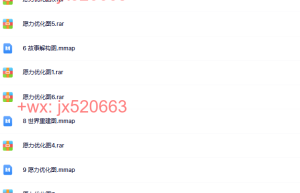 点金术5.0脑图课程（网盘播放）