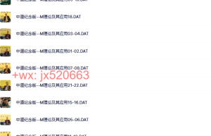 【曾仕强】–M理论及其应用1-23课程（百度网盘观看）