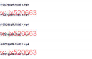 9  同性#伴侣的情绪焦点治疗课程（网盘播放）