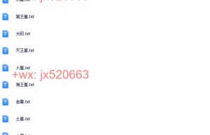 星之间所成角产生的性格课程（百度网盘在线观看）