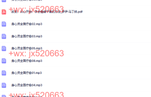 349.觉醒书院公众号、罗伊马丁纳2015身心灵全面疗愈工作坊4天全课程（百度网盘在线下载）