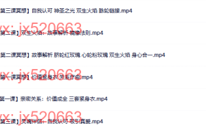 703 More冥想-走向伴侣课程（网盘观看）