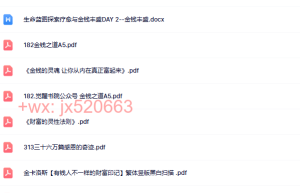 013觉醒书院灵性资料库 灵性财富8本（下载）