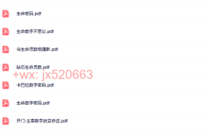 110生命灵数13本经典（下载）