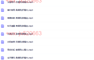 1. 五行音乐养生绝版（网盘下载）