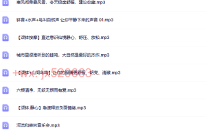 03大自然静心音乐（网盘播放）