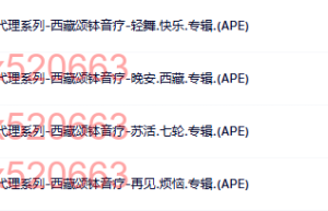 73. 西藏颂钵音疗(APE)4CD合辑（网盘在线下载）