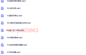 95.  萨提亚冥想音乐（网盘在线播放）