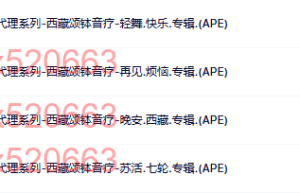 69. 西藏颂钵音疗(APE)4CD合辑（网盘下载）