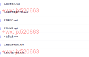 1.7天专注冥想（网盘在线下载）