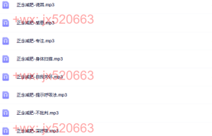 正念减肥（在线下载）