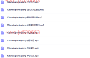 10天幸福冥想（网盘播放）