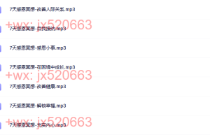 7天感恩冥想（播放）