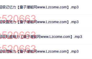 a波双脑同步全集【量子潜能网www.Lzcome.com】（网盘下载）